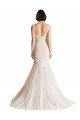 Affordable V-Neck Mermaid Tulle Wedding Dress