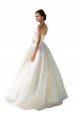 Affordable Strapless A-Line Taffeta Wedding Dress