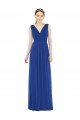 Affordable Low Square Back Sleeveless Shirred Skirt Bridesmaid Dress