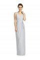 Affordable Draped V-Neck Cocktail Length Chiffon Bridesmaid Dress