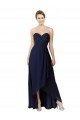 Affordable Sweetheart Neckline Beaded Lace and Chiffon Bridesmaid Dress
