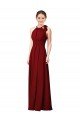 Affordable Luxe Chiffon Bridesmaid Dress with Open Slit In the Back
