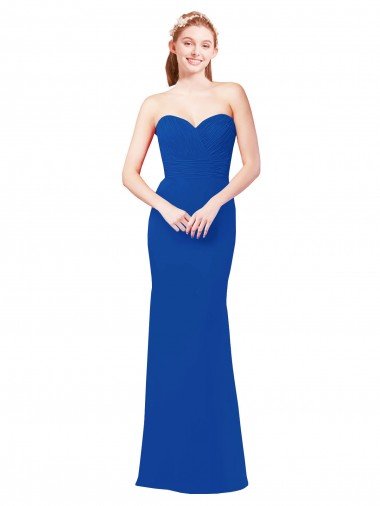 Affordable Elegant Chiffon Bridesmaid Dress with Matching Tie