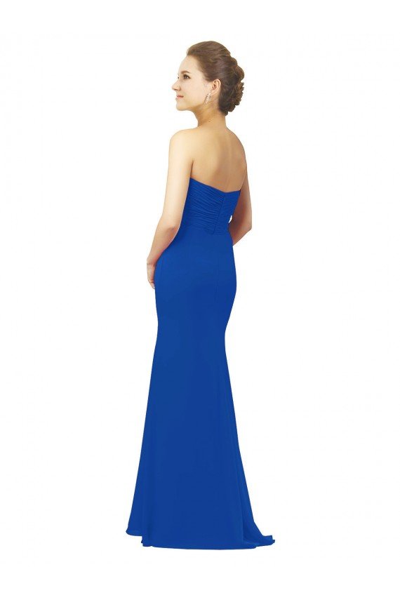Affordable Elegant Chiffon Bridesmaid Dress with Matching Tie