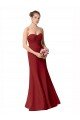 Affordable Full Length Sweetheart Chiffon Bridesmaid Dress with Ruched Bodice