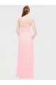 Affordable One Shoulder Twisted Waist Sweetheart Chiffon Bridesmaid Dress