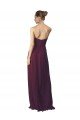 Affordable Floor Length Chiffon Bridesmaid Dress with Sweetheart Neckline