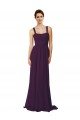 Affordable Full Length Chiffon Bridesmaid Dress with Spaghetti Straps