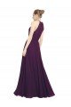Affordable Elegant Chiffon Bridesmaids Dress with Softly Draped Bodice