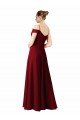 Affordable Chiffon with Beaded Embroidery Bridesmaid Dress