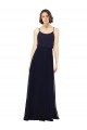 Affordable Chiffon Bridesmaids Dress with Scoop Neckline