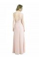Affordable Full Length Chiffon Bridesmaid Dress with One Wide Shoulder Strap