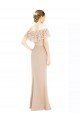 Affordable Off the Shoulder Sleeves Sheath Chiffon Bridesmaid Dress / Prom Dress