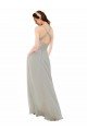 Affordable Chiffon Bridesmaid Dress with Ruched Draped Bodice