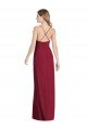 Affordable Pleated Skirt Chiffon Maxi Bridesmaid Dress with Pockets