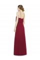 Affordable Sleek Halter Neck A-Line Chiffon Bridesmaid Dress