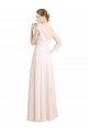 Affordable Sweetheart A-Line Chiffon Bridesmaid Dress with Ruched Lace Bodice