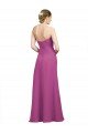 Affordable Sweetheart Neckline Pleated Chiffon Bridesmaid Dress with Low Back