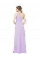 Affordable Grecian Inspired Simple One Shoulder Chiffon Formal Bridesmaid Dress with Ruching