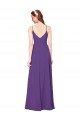 Affordable High Halter Chiffon Bridesmaid Dress with Keyhole