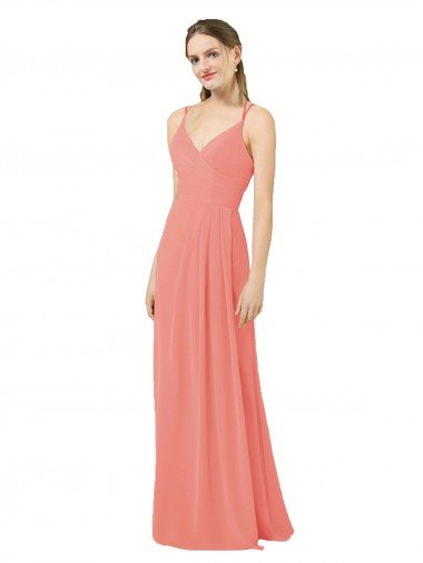 Affordable Flirty Chiffon Bridesmaid Dress with Modern Back Detail