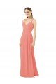 Affordable Flirty Chiffon Bridesmaid Dress with Modern Back Detail