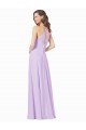 Affordable Simple Chiffon Bridesmaid Dress with Pocket