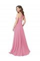 Affordable Chiffon Bridesmaid Dress / Prom Dress with Keyhole Front