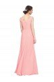 Affordable Luxe Chiffon Bridesmaid Dress with Shoulder Tip Gathered Bodice