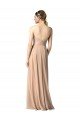 Affordable Luxe Chiffon Bridesmaid Dress with Sweetheart Neckline and Shirred Bodice