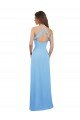 Affordable Slim Chiffon Bridesmaid Dress with Ruffled Sweetheart Neckline