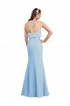 Affordable Fluted Long Chiffon Bridesmaid Dress with Cascading Ruffles