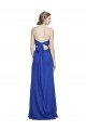 Affordable Sweetheart Neckline Chiffon Ruched Bodice Tie Back Bridesmaid Dress