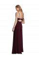 Affordable Long Chiffon Bridesmaid Dress with Sweetheart Neckline