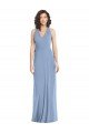 Affordable V-Neck Halter Back Straps Chiffon Formal Bridesmaid Dress