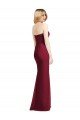 Affordable Sweetheart Neckline Lux Chiffon Bridesmaid Dress with Side Slit