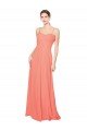 Affordable Empire Waist Spaghetti Straps Sweetheart Chiffon Bridesmaid Dress