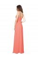 Affordable Empire Waist Spaghetti Straps Sweetheart Chiffon Bridesmaid Dress