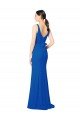 Affordable Low Back Sleeveless Chiffon Bridesmaid Dress with Side Slit