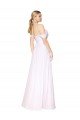 Affordable Off the Shoulder Long Full Length Chiffon Bridesmaid Dress / Formal Prom Dress