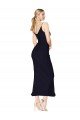 Affordable Chiffon High Neck Spaghetti Straps Short Cocktail Bridesmaid Dress / Formal Prom Dress