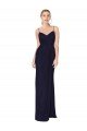 Affordable Draped Spaghetti Straps Long Chiffon Mermaid Bridesmaid Dress / Formal Prom Dress