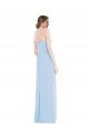 Affordable Strapless Sweetheart Maxi Bridesmaid Dress with Pleated Front Slit