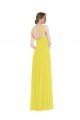 Affordable Wide Strap Sweetheart Maxi Bridesmaid Dress