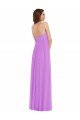 Affordable Empire Waist Twist Shirred Strapless Bridesmaid Dress