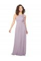 Affordable Halter Neck Bridesmaid Dress with Bow
