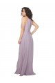 Affordable Halter Neck Bridesmaid Dress with Bow