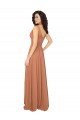 Affordable Knotted Bodice Chiffon Bridesmaid Dress