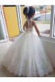 Affordable Ivory Ball Gown Floor Length Flower Girl Dress