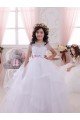 Affordable Ivory Ball Gown Sweetheart Floor Length Flower Girl Dress